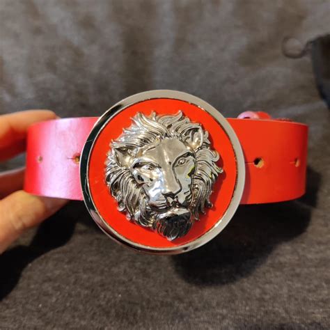 men red versace belt|all red Versace belt.